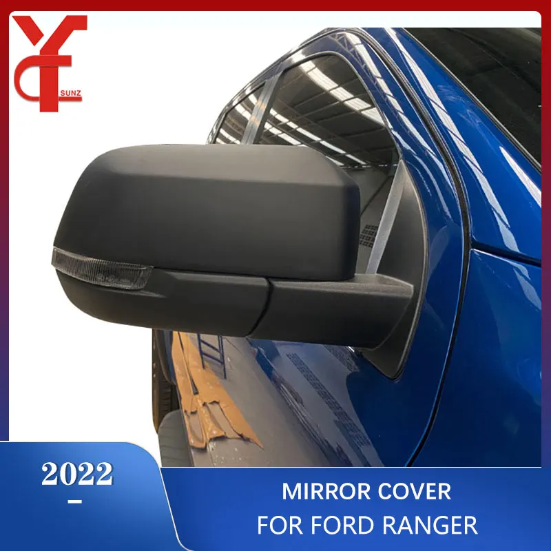 Car Side Door Mirror Cover For Ford Ranger Wildtrak T9 2022 2023 Sport
