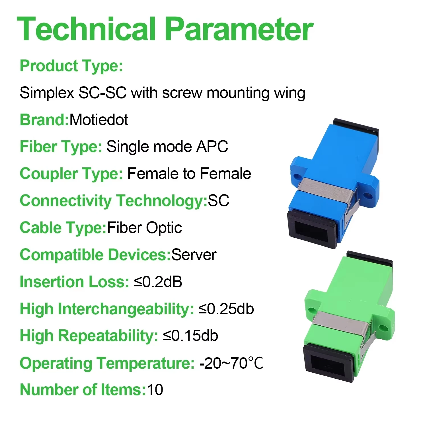 5-50개/몫 광섬유 커넥터 어댑터 SC/UPC SM 플랜지 싱글모드 심플렉스 SC-SC APC FC UPC 커플러