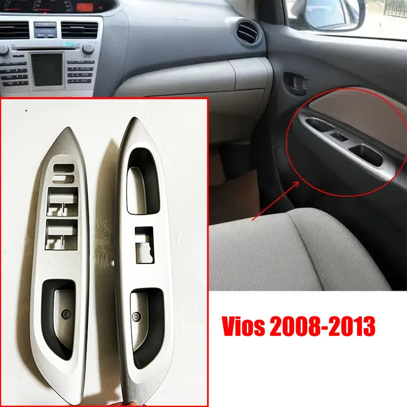 Anwendbar auf Vios 2008–2013 Fensterheber-Schalttafel. Türglas-Bedienfeld