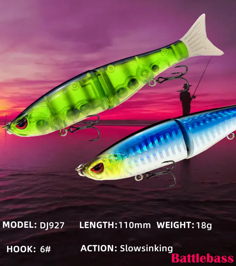 Glide Bait Good Bait For Pike Fishing SLICKLINE 120 Jointed