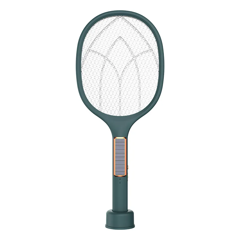 Uv elétrica mosquito swatter usb recarga solar