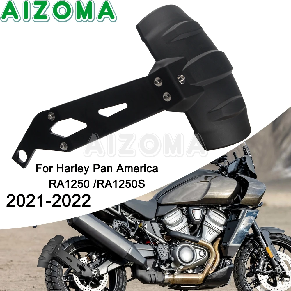 Motorcycle Rear Wheel Cover Fender Splash Guard For Harley Pan America 1250 S RA1250 RA1250S 2021-24 Mudguard Bracket Protector