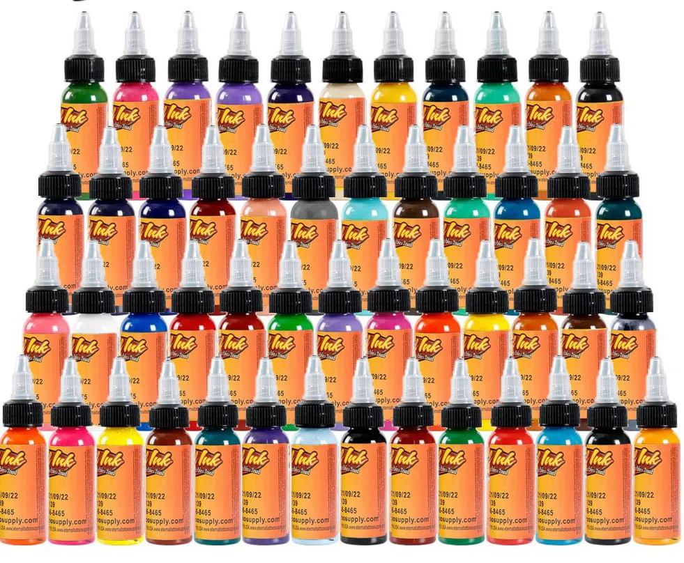 High-quality 16pcs Eternal Tattoo Ink Set 16 Colors Set 1oz 30ml Permanent  Ink