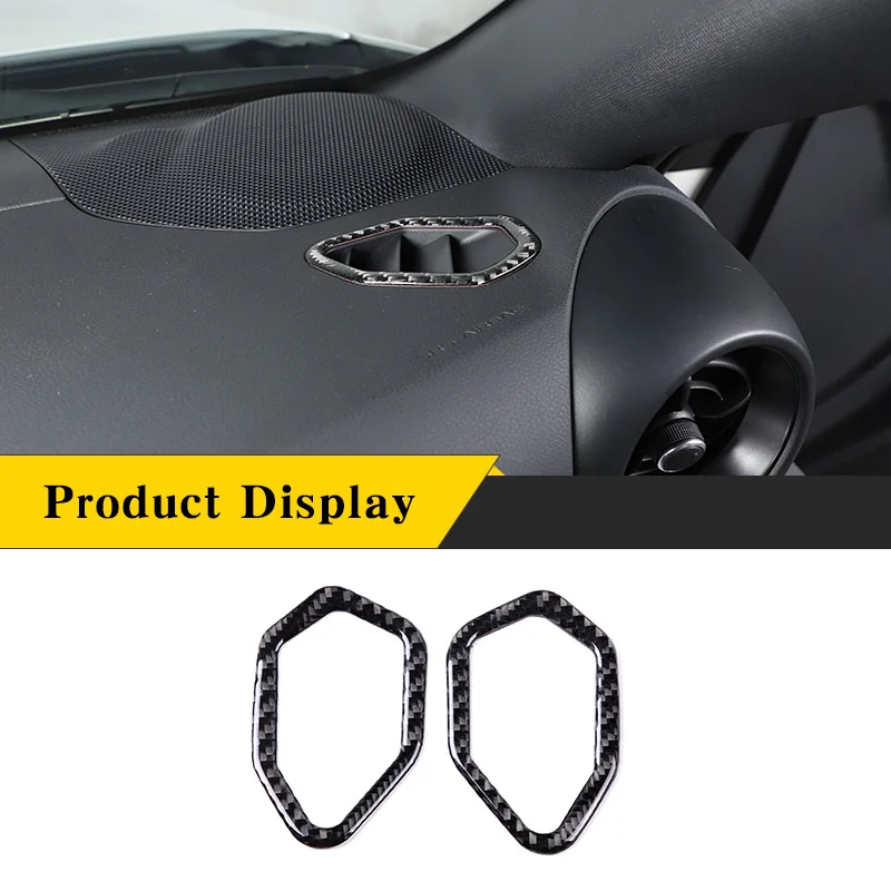 

Для Subaru BRZ 2022 натуральное углеродное волокно (мягкая) искусственная отделка воздуховыпускного отверстия, наклейка на панель, аксессуары для интерьера автомобиля