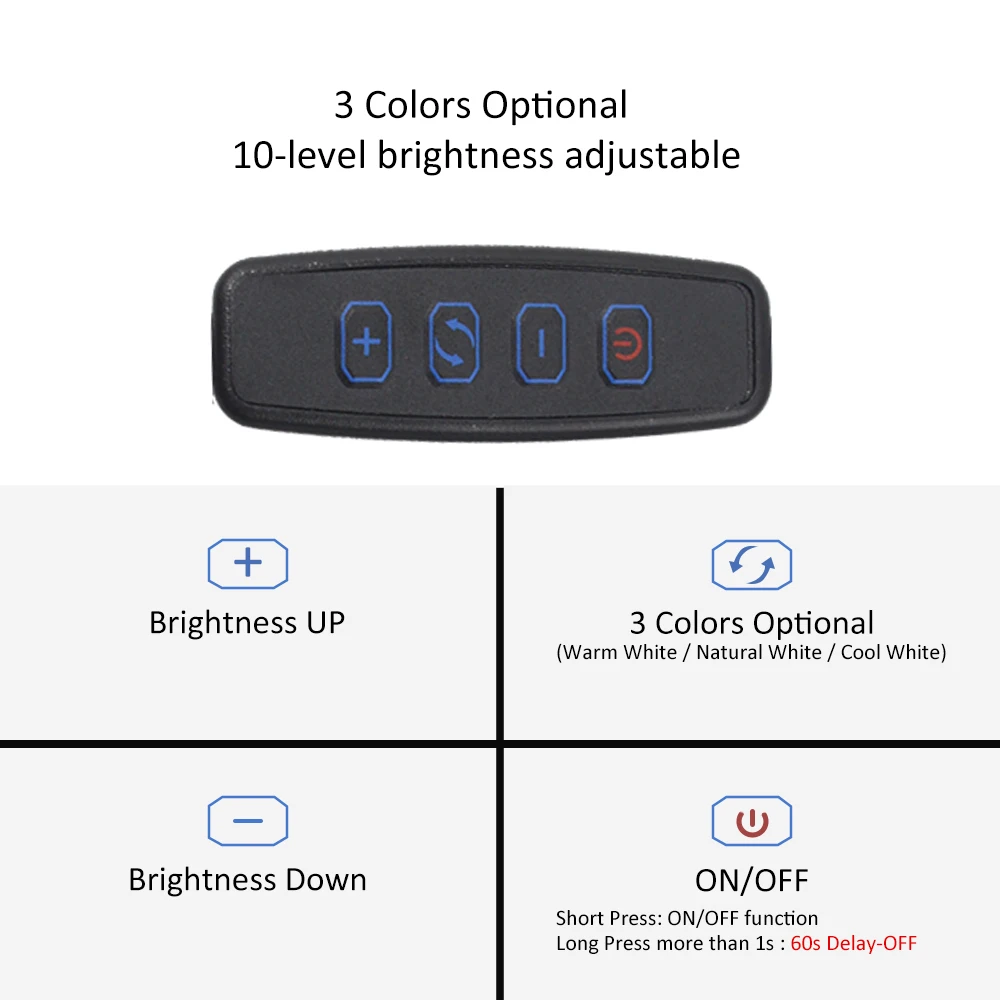 5V USB LED 조명 스트립 밝기 조절 SMD 5050 유연한 1M 2M 3M CCT LED 테이프, TV 거실 장식 조광기 스위치 포함