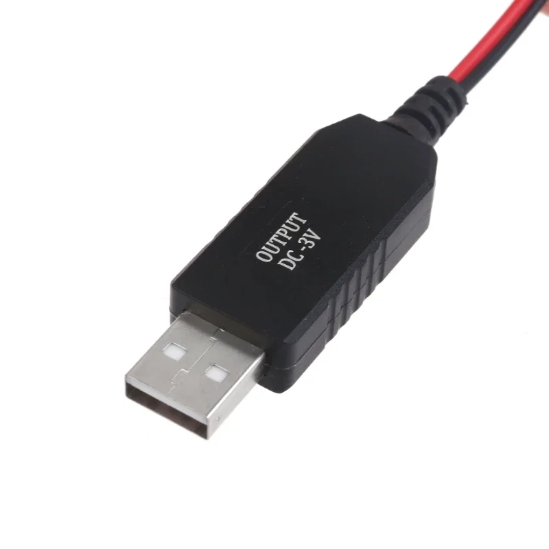 USB to 3V CR2032 Battery Charging Cable Repalce CR2032 3V Battery for Button Coin Cell Powered Devices