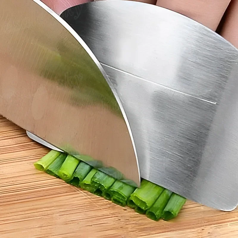 Stainless Steel Finger Protector Anti-cut Finger Guard Knife Blade Safe Vegetable Cutting Protection Kitchen Gadget Useful Tools