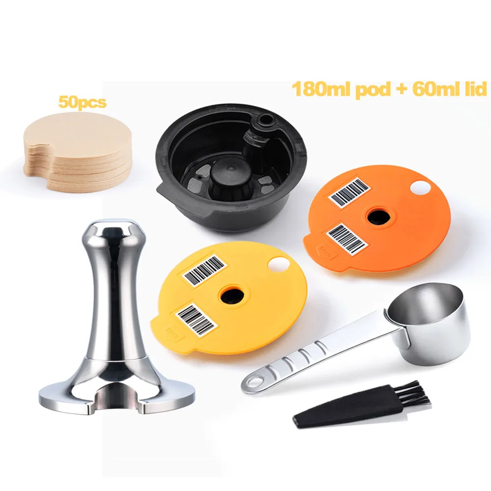 Capsule Riutilizzabili Capsule Di Caffè Per Bosch-S Machine Tassimo Filtri Riutilizzabili Capsule Cup Coperchio In Silicone Produttore Di Baccelli Di 