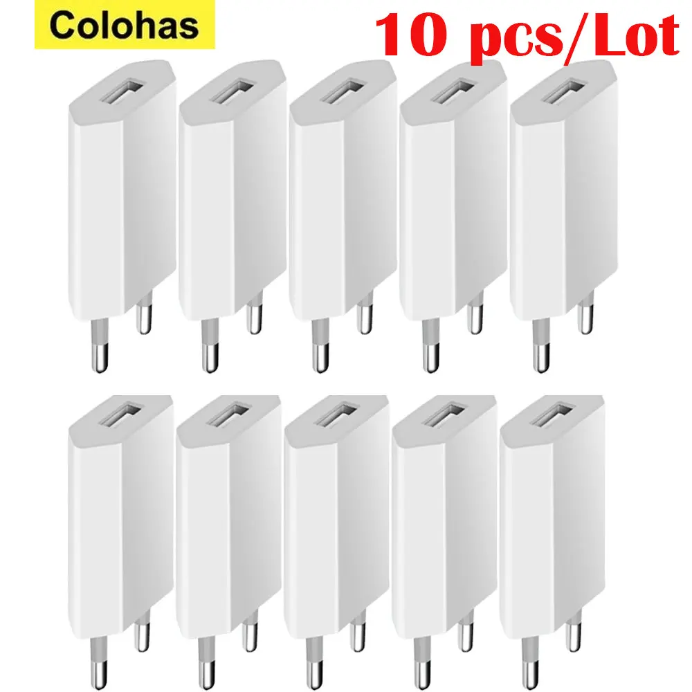 105PcsUSBPowerAdapterMobilePhoneChargerElectricalSocketEU