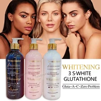 Lotion pour le corps blanchissante au glutathion or 24 carats, crème hydratante éclaircissante et raffermissante pour le corps 2
