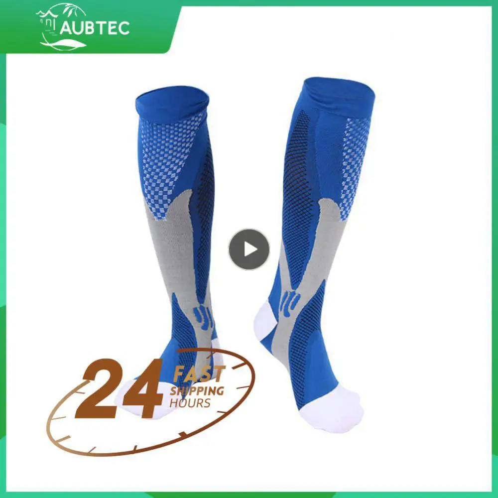 

1PCS Running Men Women Compression Socks New Varicose Veins Pregnancy Nursing Athletic Football Soccer Stockings Sports