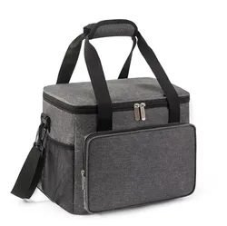 Versatile Insulated Lunch Bag - 15L Large Capacity, Leak - Proof & Portable (1pcs)