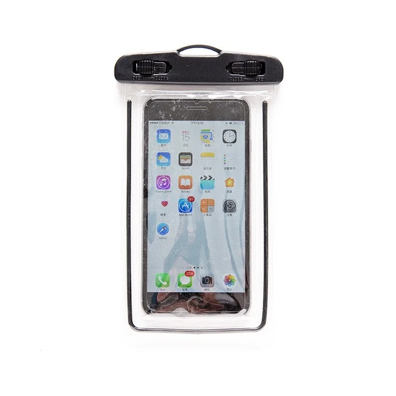 Sports Luminous River Trekking Bags, Touch Screen Mobile Phone Waterproof Dry Bags, Summer Swimming Universal Diving Cover, waterproof dry bag