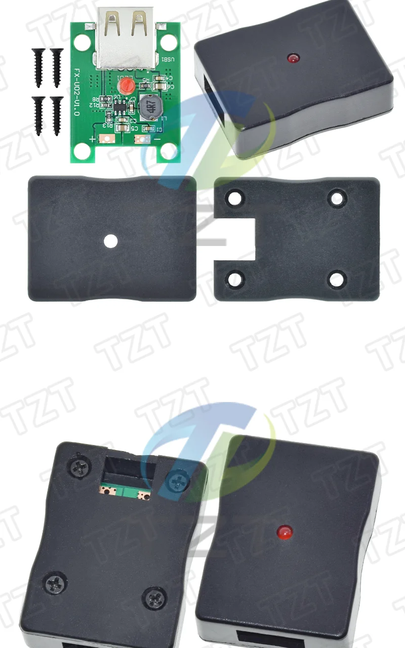 TZT 5V 2A Solar Panel Power Bank USB Ladespannung Controller Regler 6-20V Zu 5V step Down Modul Mit Led-anzeige – Detail 6