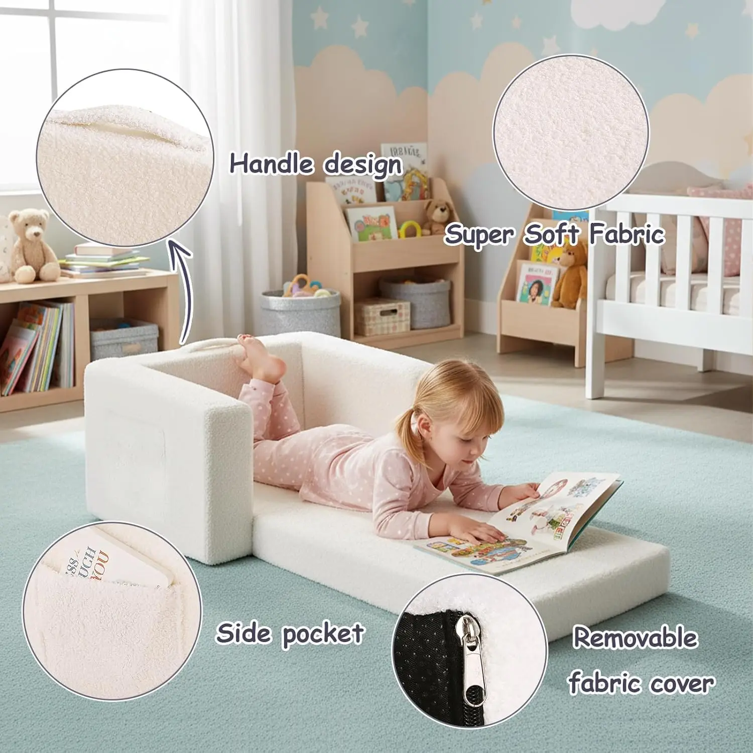 أريكة أطفال قابلة للطي