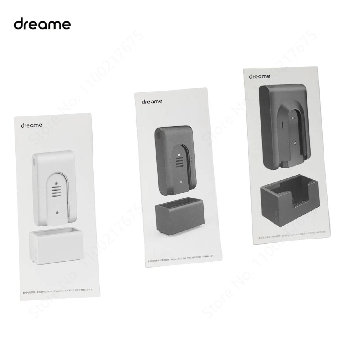 

Original Dreame T10/T20/T30 Vacuum Cleaner Extra Battery Official Accessories Replacement Parts.(With Charging Dock)