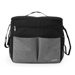 LazyChild Multifunctional Waterproof Mommy Bag Large-capacity Lightweight Backpack Portable Mother-infant Bag Stroller Out Bag