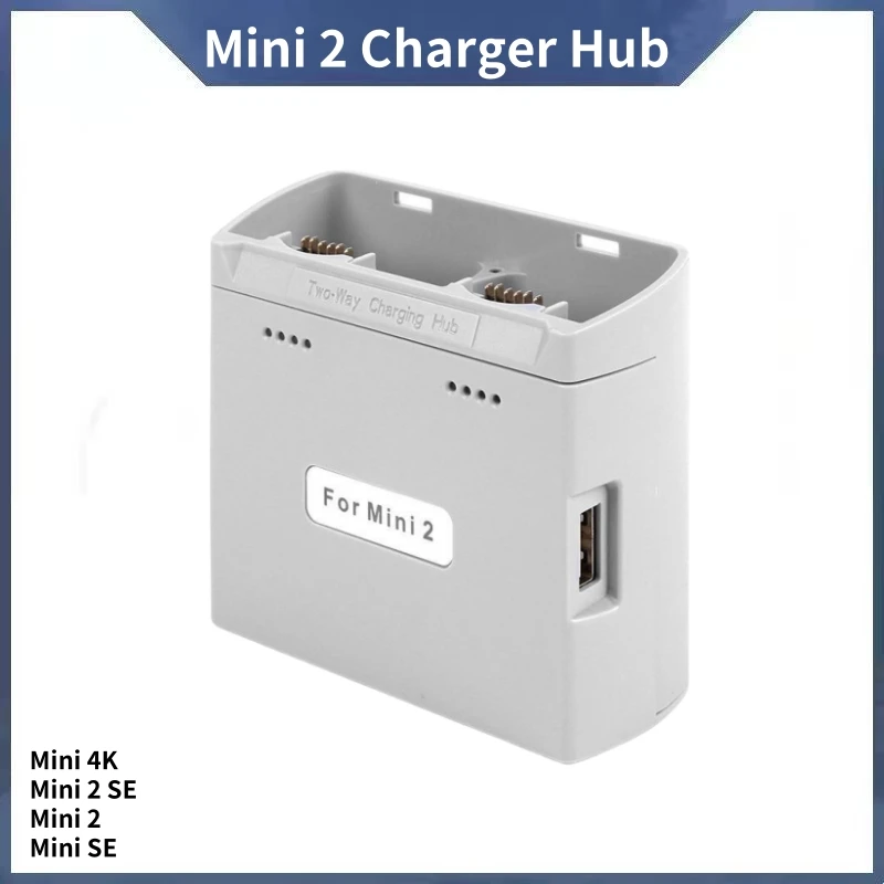 Description Picture 2 of itemFor Mini 2 Battery Two Way Charging Hub Compatible with Mini 4K/Mini 2SE Series Drone Charger Brand New