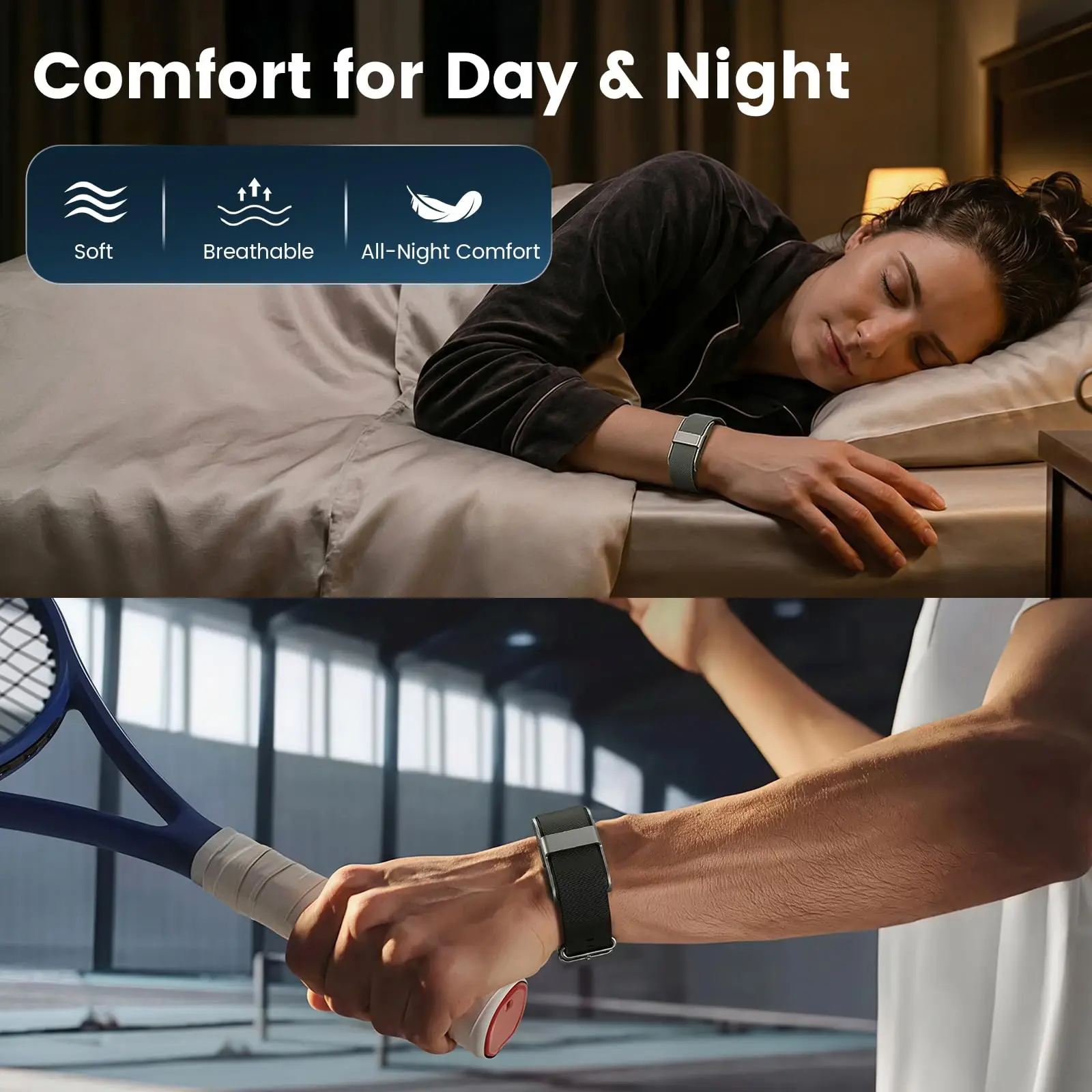 Waterproof Adjustable Silicone Sport Straps