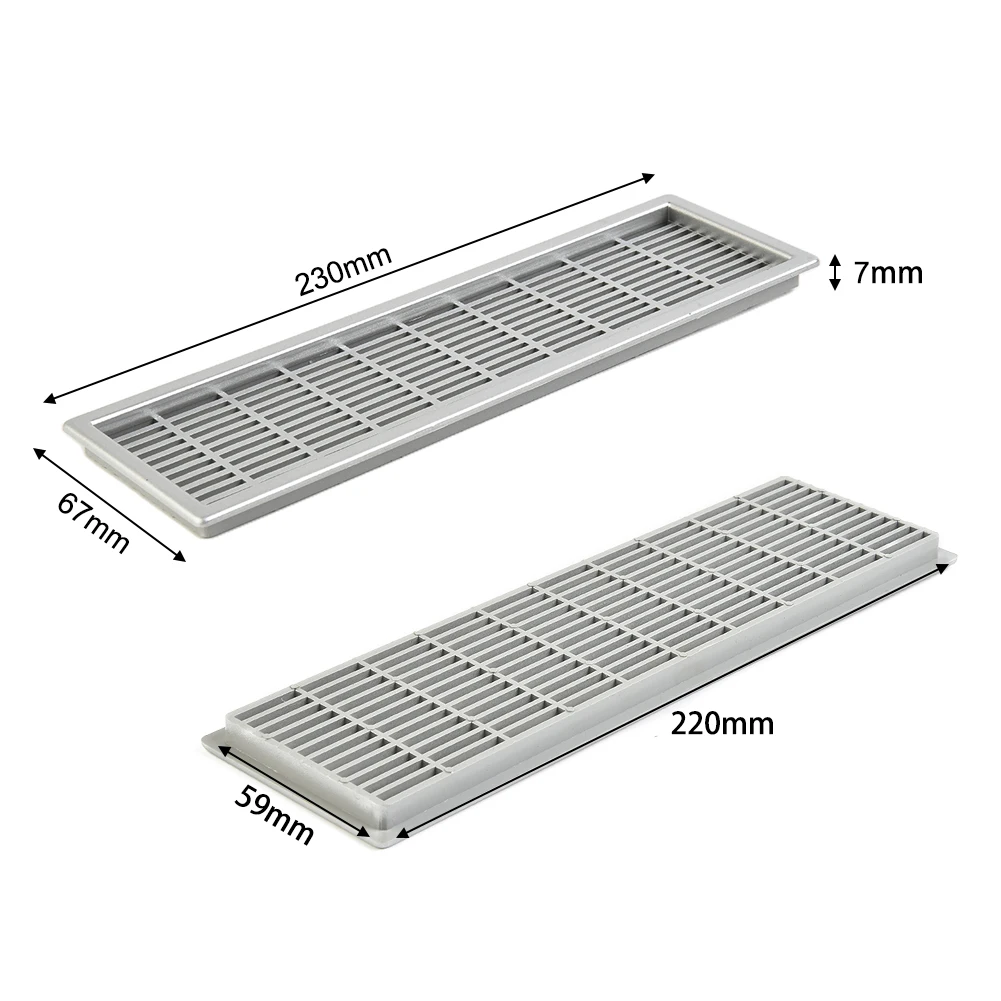 Cabinet Wardrobe Air Vent Grille Ventilation-Cover Plastic Rectangular Exhaust Mesh Furniture Hardware Home Decor Accessories