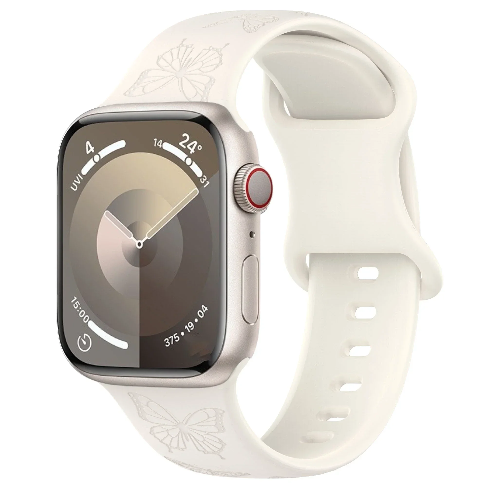 Engraved Pattern Silicone Strap