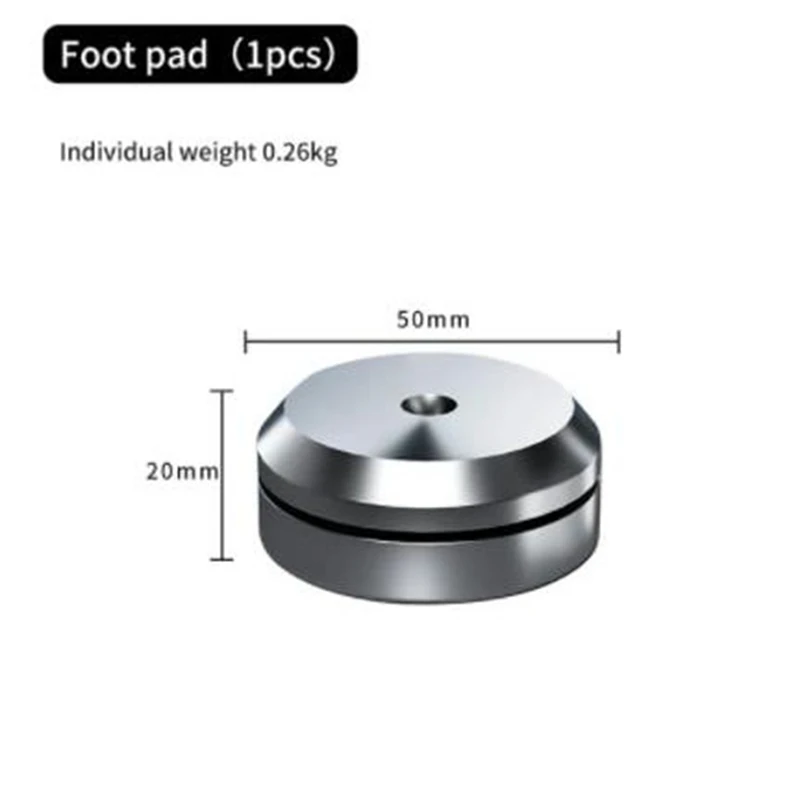 M6/M8 304 Edelstahl Hifi Stoßdämpfer Lautsprecher Spikes CD-Player Verstärker Boden Lautsprecher Fußpolster Halterung – Detail 7