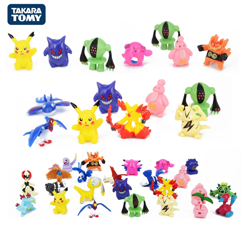 Lot De 24 Mini Figurine Pokemon Aléatoire