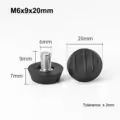 M6x9x20mm