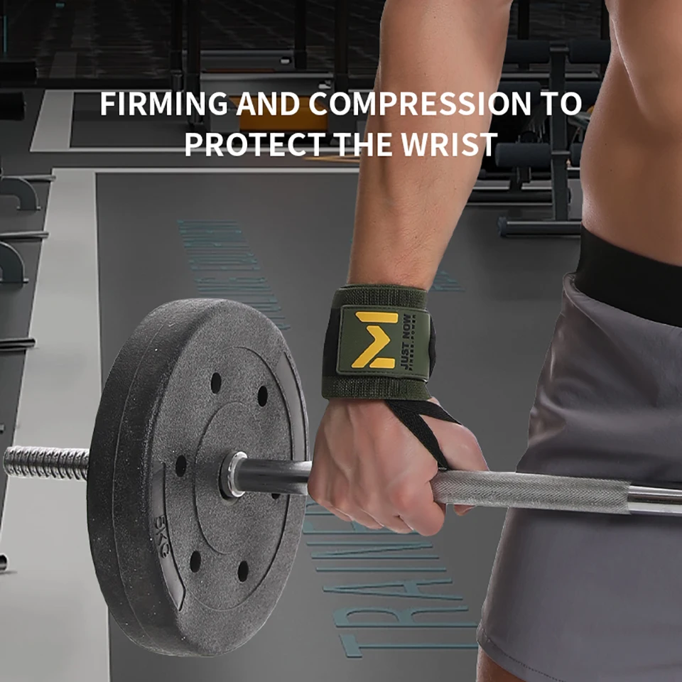 GTUBIKE 1 Pair Elastic Breathable Wrist Support Adjustable Wristbands for Intense Gym Workouts Bench Press Deadlift Fitness