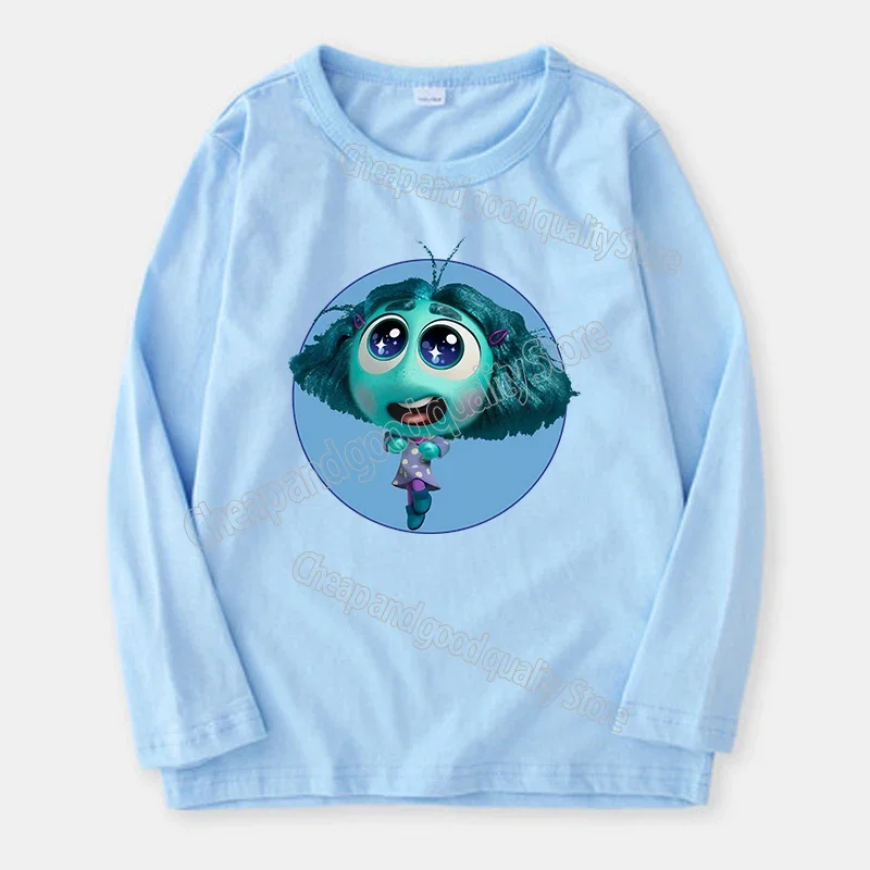 thumbnail image 1 of Camiseta de algodón de manga larga para niños y niñas, abrigo básico de color sólido, ropa de ocio, Tops para niños, 1 of 5