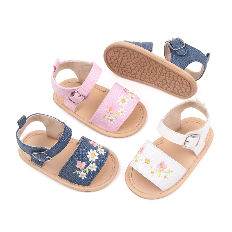 Baby Girl Summer Sandal High Quality TPR Anti-slip Hot Selling 11CM/12CM/13CM for Newborn Baby Girl 0-9-18 Months 2023NewFashion 5