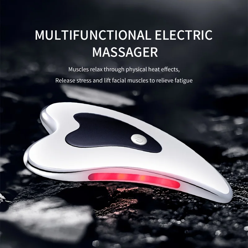 Electrotherapy Skin Care Tool Electric Gua Sha Instrument Facial Unclogging Lifting Beauty Tools