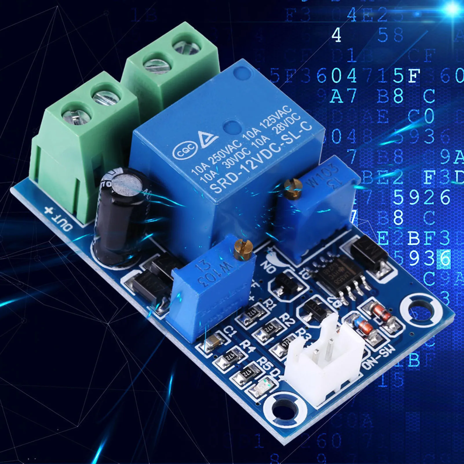 Electrical Component Electronic Component 12V Battery Low Voltage Cut off Automatic Switch On Recovery Protection Module