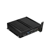 Fanless Industrial Mini PC Intel Celeron 1037U i5-3317U 4x COM RS232 DB9 8x USB HDMI VGA Gigabit LAN Windows XP/7/8/10 Linux IPC 4