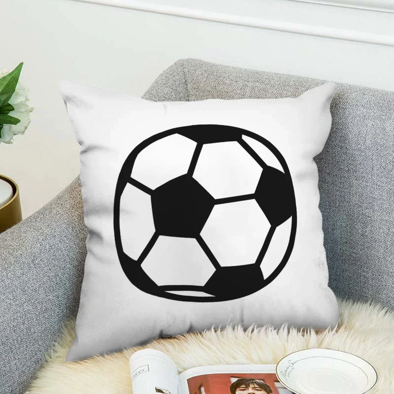 

Basketball and Football Duplex Printed Decorative Pillowcase Cushion Cover Home Decor Throw Pillow Covers
