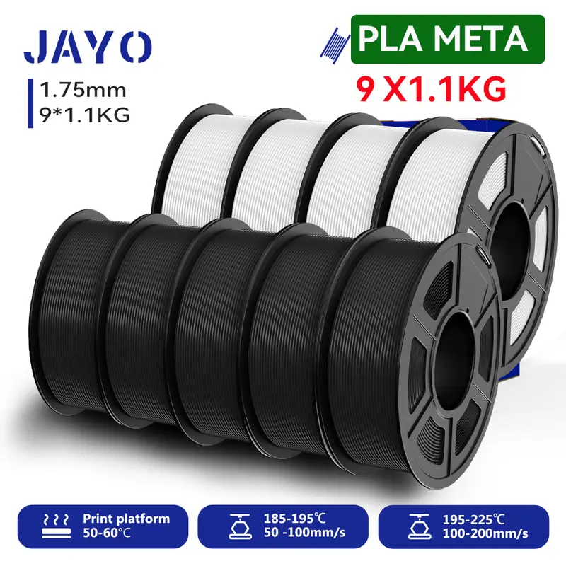 JAYO 3D Printer PLA/PLA Meta/PETG/PLA PLUS/PLA Matte Filament 1.75mm 9/10 Rolls 3D Printing Materials for 3D Printer&3D Pen - Image 15