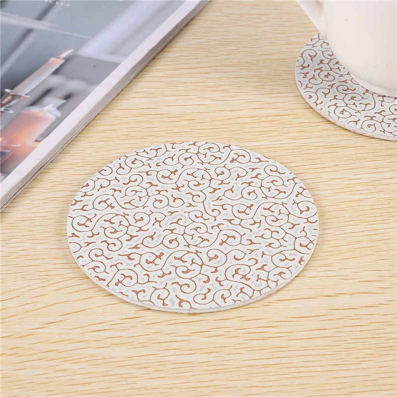 6PCS-PU-Leather-Marble-Coaster-Drink-Coffee-Cup-Mat-Easy-to-Clean ...