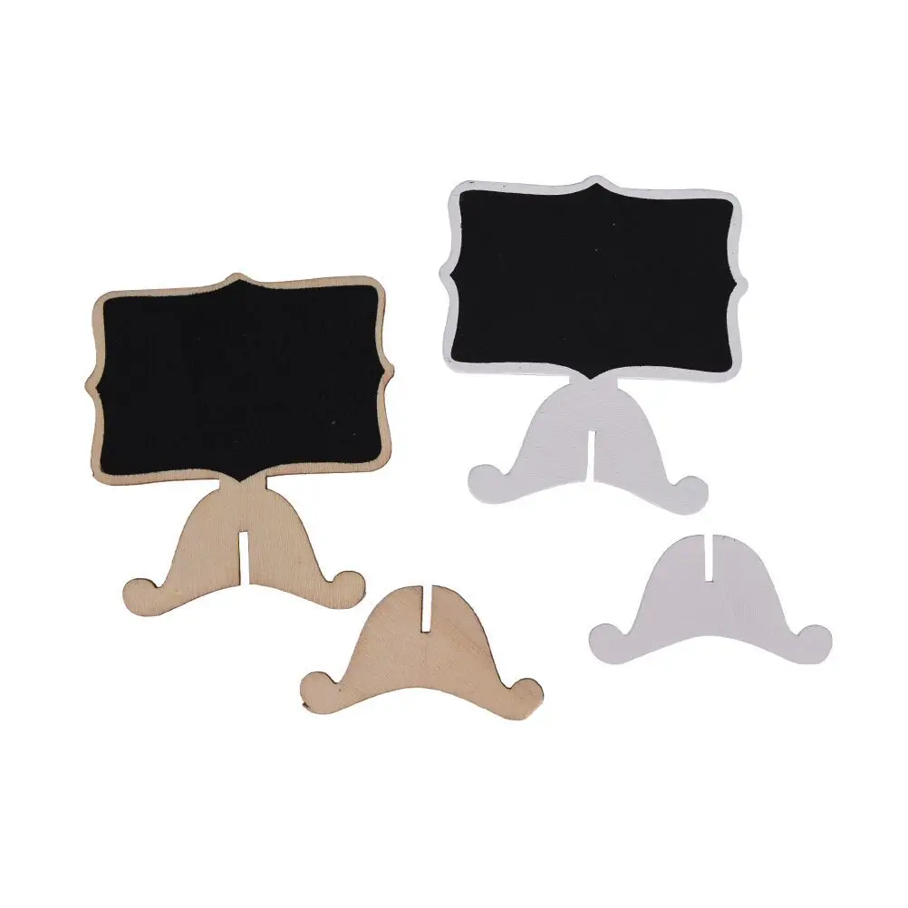미니 나무 쓰기 작은 칠판 데스크탑 메시지 장식 단면 작은 칠판, 귀여운 소녀 하트 공예, 10 개