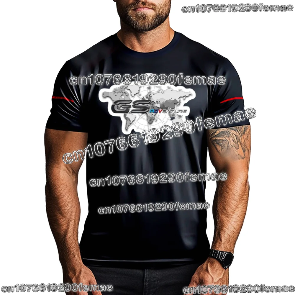 핫세일 GS 어드벤처 모토라드 독점 기념 티셔츠 (어드벤처 시리즈 팬들을 위한) 편안한 아웃도어 라이딩 상의