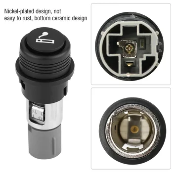 Practical Plug Socket Outlet Cigar Lighter 21mm / 0.8in 28mm / 1.1in Cigar Lighter Assembly Interior Car Parts