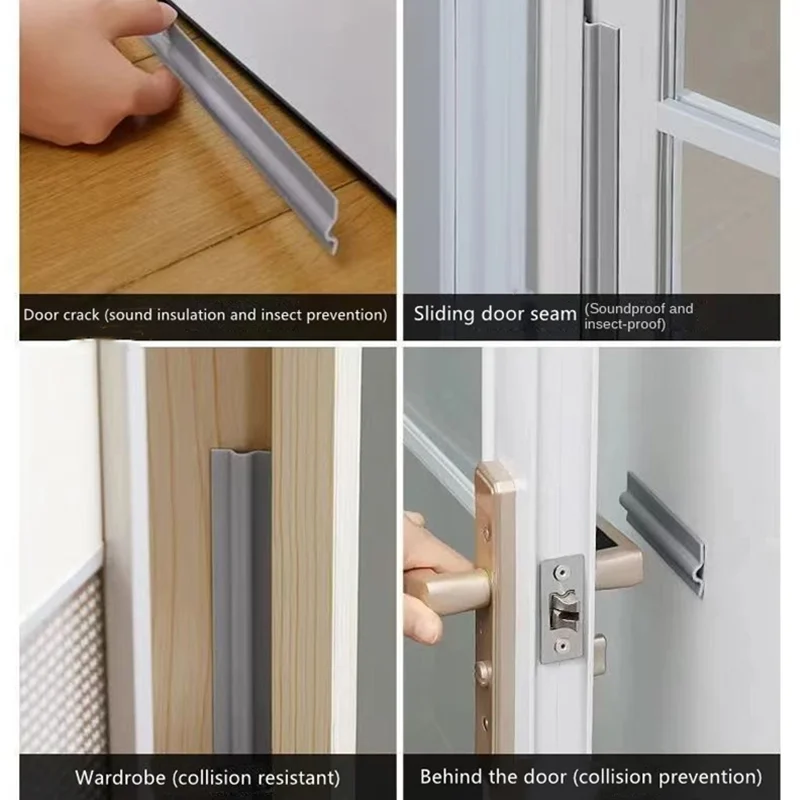 Sealing Strip Door Seal Strip Window Seal Strip Sealing Tape Rubber Seal Strip Rubber Door Weatherstripping Door Weatherstripping 40M Soundproof Foam Window Weatherproof Sliding Door Window Windproof Soundproof Door Bottom Sealing Gap Filler