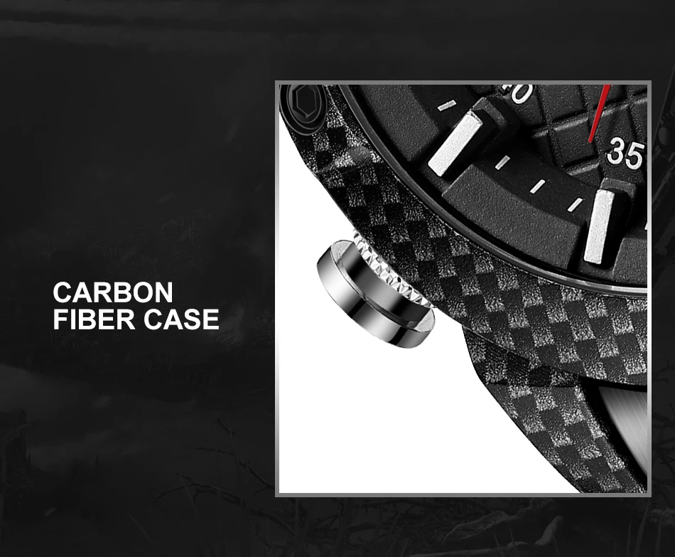 LIGE Men Watch Top Luxury Brand Sport Quartz Watches Carbon Fiber Case Man Digital Wristwatch Chronograph 3Bar Waterproof Colck