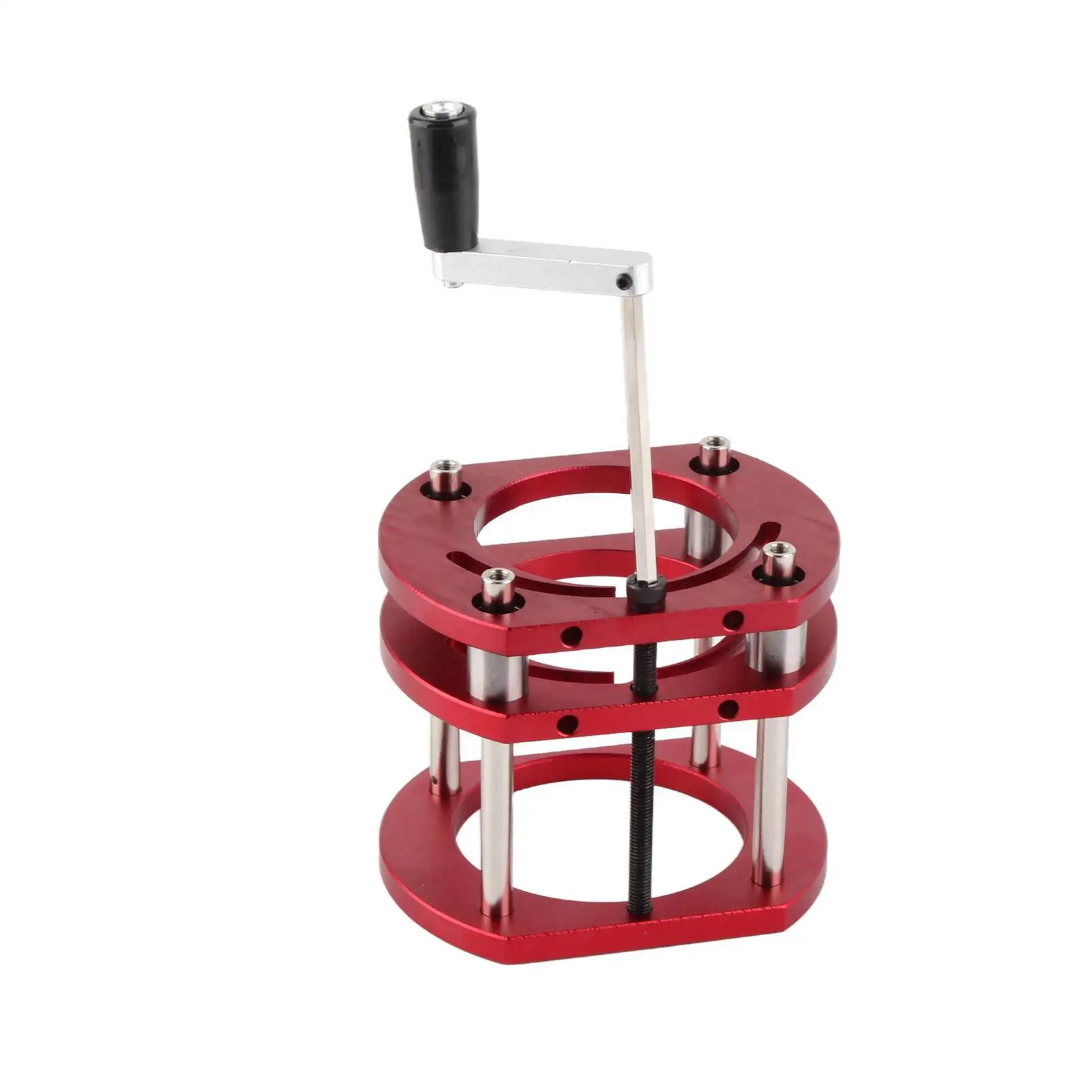 Router Table Base Aluminum Alloy Stainless Steel Sturdy Rust Resistance Router Table Tool for 64mm To 66mm Machine