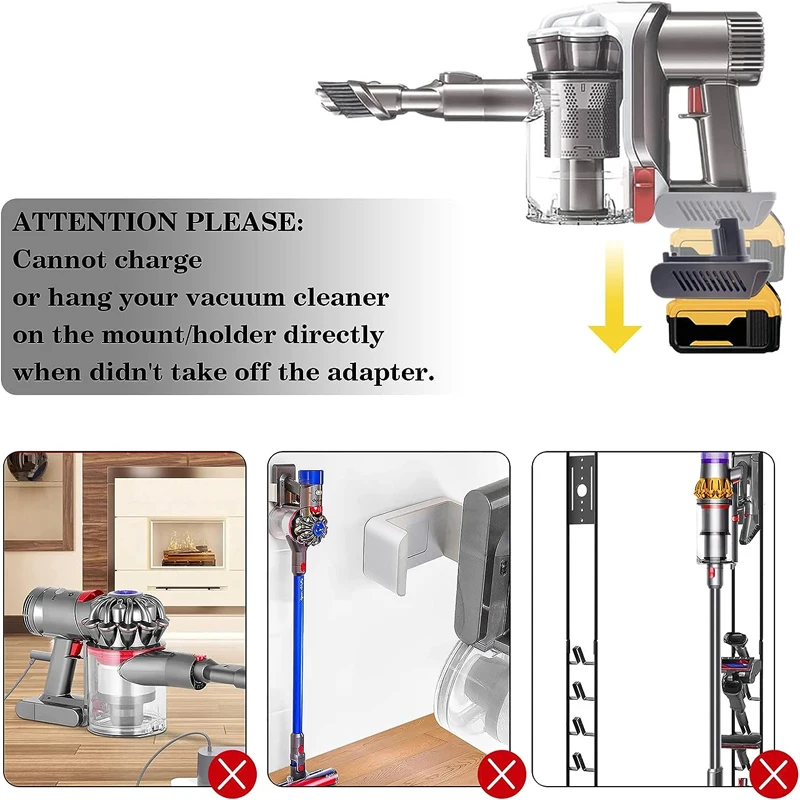Battery Adapter for Dewalt to for Dyson Type A / B DC31 Animal