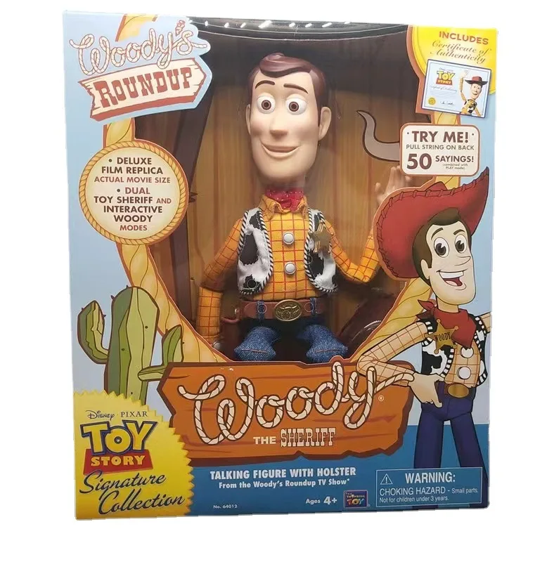 Disney Toy Story Classic Cowboy Sheriff Woody Doll Model Toys For Children Christmas Gifts