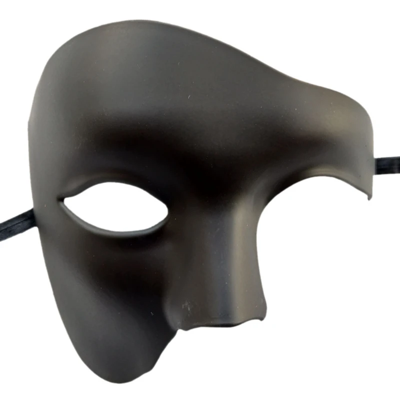 Steampunk Masquerade Mask Half Face Mask Game Cosplay Props Medieval Retro Plastic