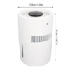 Air Purifier and Humidifier 2 in 1 5W 4L Water Tank Quiet Humidifier Desktop Air Purifier for Office Bedroom Nursery 4