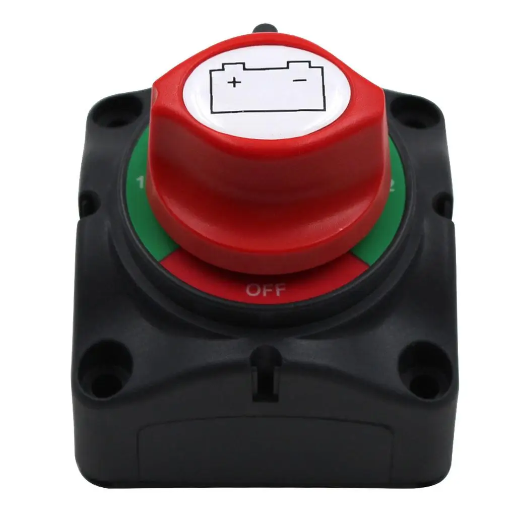 

Dual Battery Selector Switch Disconnect for Marine Boat RV Vehicles ON-Off