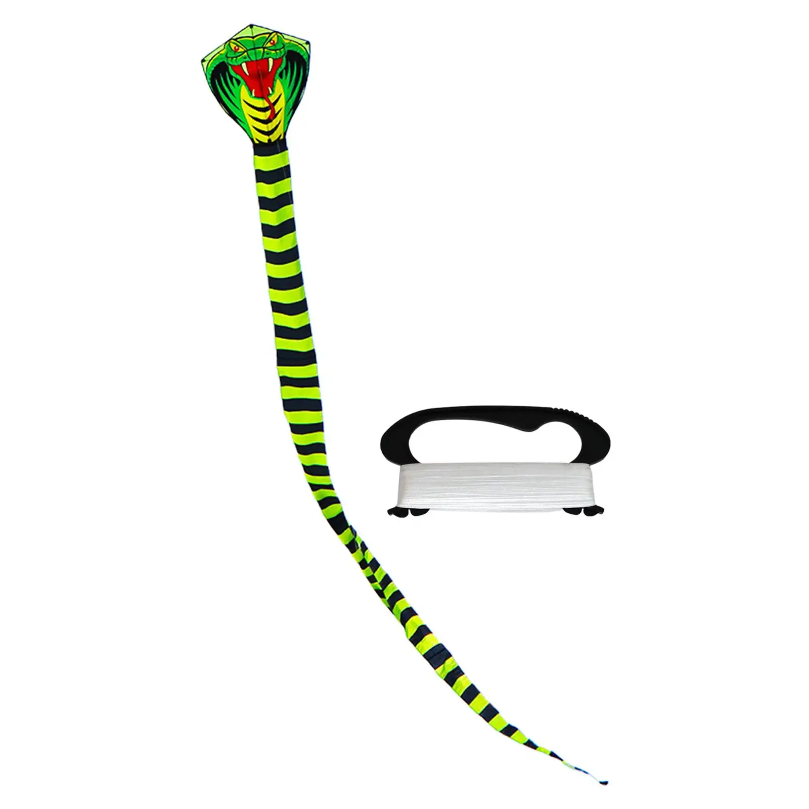 Snake Kite with Long Tail Kids Outdoor Toy for Park Lawn Birthday Gift