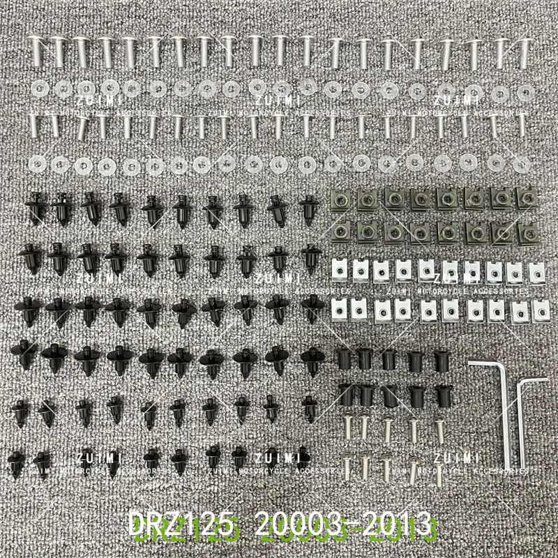 

Fairing Bodywork Kit Bolts Screws For Fit For Suzuki DRZ125 20003-2013